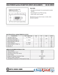 Datasheet OD-20Array manufacturer Opto Diode