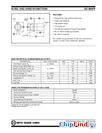 Datasheet OD-800PP manufacturer Opto Diode