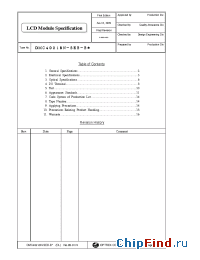 Datasheet DMC-40218N-SEB-B manufacturer Optrex