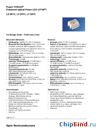 Datasheet LBE67C-Q2S1-35 manufacturer OSRAM