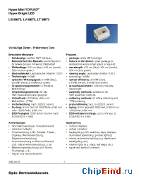 Datasheet LBM673-M2N2-35 manufacturer OSRAM