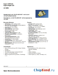 Datasheet LBQ993-KM-35 manufacturer OSRAM
