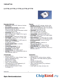 Datasheet LGT770-K1L2-1 manufacturer OSRAM