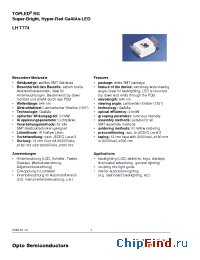 Datasheet LHT774-M2P1-1 manufacturer OSRAM