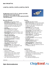 Datasheet LPM770-F2G2-1 manufacturer OSRAM