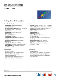 Datasheet LS336K-J2K2-1 manufacturer OSRAM