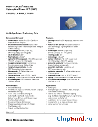 Datasheet LSE655-V1AB-1-1 manufacturer OSRAM