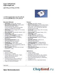 Datasheet LTT773-Q2R2-35 manufacturer OSRAM