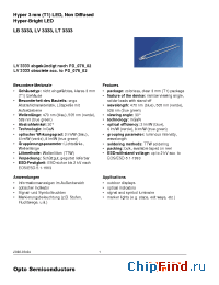 Datasheet LV3333-SAW-35 manufacturer OSRAM