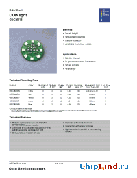 Datasheet OS-CM01B-B manufacturer OSRAM