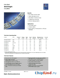Datasheet OS-LM03A-O1 manufacturer OSRAM
