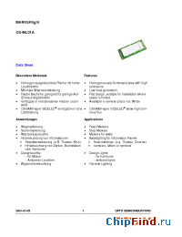 Datasheet OS-ML01A-A manufacturer OSRAM