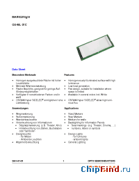 Datasheet OS-ML01C-B manufacturer OSRAM