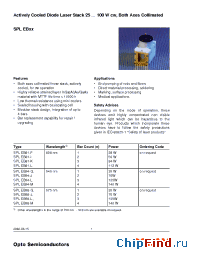 Datasheet SPLEB98-M manufacturer OSRAM