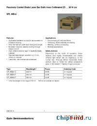 Datasheet SPLMB94-F manufacturer OSRAM