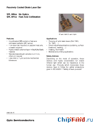 Datasheet SPLMY81-G manufacturer OSRAM