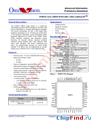 Datasheet OV8610 manufacturer OmniVision
