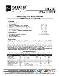 Datasheet PM2117AB manufacturer Pacific Mono