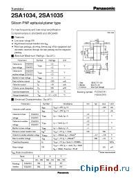 Datasheet 2SC2406 manufacturer Panasonic