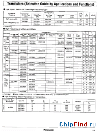 Datasheet 2SC4809 manufacturer Panasonic