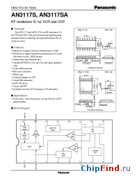 Datasheet AN3117S manufacturer Panasonic