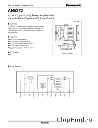 Datasheet AN5272 производства Panasonic