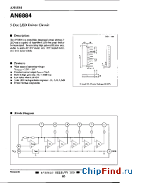 Datasheet AN688 manufacturer Panasonic