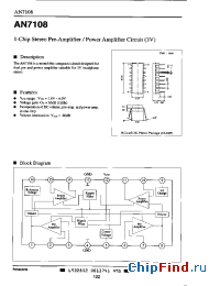Datasheet AN7108 производства Panasonic