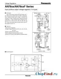 Datasheet AN7807 manufacturer Panasonic