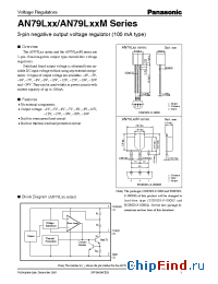 Datasheet AN79L15 manufacturer Panasonic