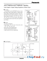 Datasheet AN79M09F manufacturer Panasonic