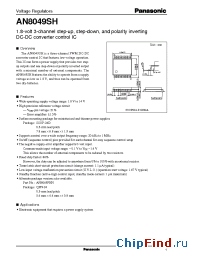 Datasheet AN8049SH manufacturer Panasonic
