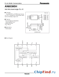 Datasheet AN8539SH manufacturer Panasonic