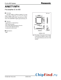 Datasheet AN8771NFH производства Panasonic