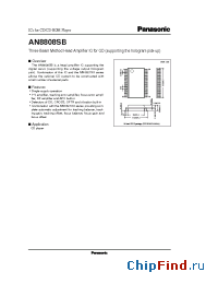 Datasheet AN8808SB manufacturer Panasonic