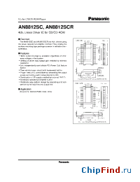 Datasheet AN8812SC manufacturer Panasonic