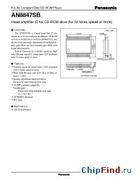 Datasheet AN8847 manufacturer Panasonic
