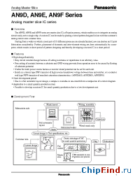 Datasheet AN9F manufacturer Panasonic