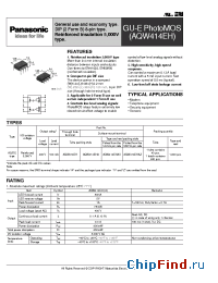 Datasheet AQW414EHA manufacturer Panasonic