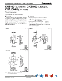 Datasheet CNA1009H manufacturer Panasonic