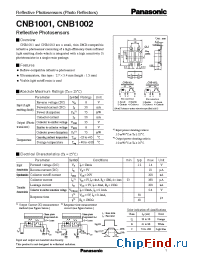 Datasheet CNB1001 manufacturer Panasonic