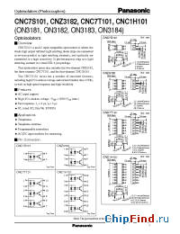 Datasheet CNC1H101ON3184 manufacturer Panasonic