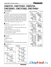 Datasheet CNC7C501 manufacturer Panasonic