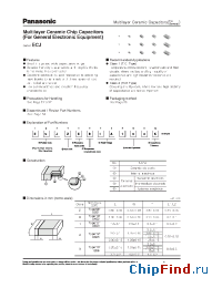 Datasheet ECJZEB1H681K manufacturer Panasonic