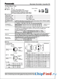 Datasheet EEEFK1A102P manufacturer Panasonic
