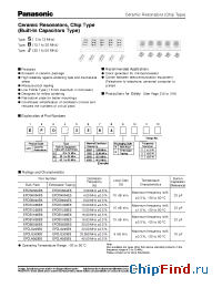 Datasheet EFOB2005B5 manufacturer Panasonic