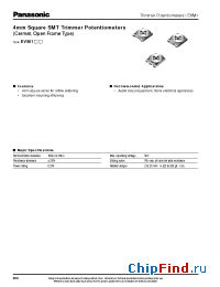 Datasheet EVM1X manufacturer Panasonic