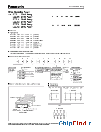 Datasheet EXB18V472J manufacturer Panasonic