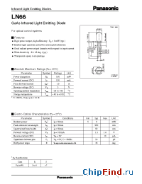 Datasheet LN66NC производства Panasonic