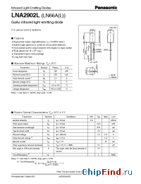 Datasheet LNA2902L manufacturer Panasonic